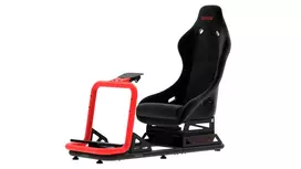Res-Tech SIMPLY COCKPIT lenktynių kabina, juoda, raudona, 57 kg, Italija