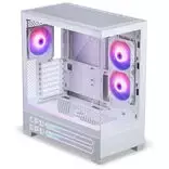 PHANTEKS XT View Matrix PC korpusas, Midi-Tower, E-ATX, Grūdintas stiklas, Matrix LED - Baltas (PH-XT523VM1_DWT01)