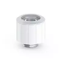 BitsPower tiesioginė jungtis G1/4 colio išorinis sriegis prie 16/10 mm vamzdelio, Arktinė balta