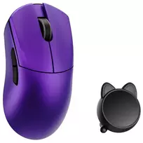 WLMouse HUAN žaidimų pelė su Omron optiniais jungikliais — violetinė (HUAN-PURPLE-O)