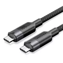 Vention USB 3.2 5A 10Gbps 1m juoda USB-C į USB-C laidas