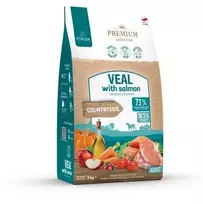 POKUSA Premium Selection suaugusių šunų ėdalas su veršiena ir lašiša - sausas ėdalas - 3kg