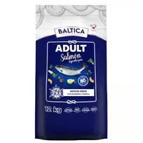 BALTICA Excellent Hipersensitive Suaugusiems Vidutinėms Veislėms Lašiša - sausas šunų ėdalas - 12kg