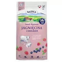 BALTICA regional flavours Small breeds ėriena su triušiu - sausas šunų maistas - 3kg