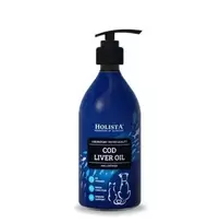 HOLISTA skysta menkių kepenų aliejaus 500 ml – natūralus maisto papildas su omega-3 ir vitaminais A, D