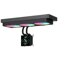 Gamemax CPU skysčio aušintuvas | GLACIER 360 LCD BK | Intel, AMD