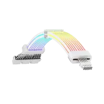 Gamemax 12VHPWR CABLE-BK modulinis kabelis | Baltas