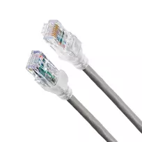 Tinklo jungiamasis laidas Belden 10GX Cat6a U/UTP LSZH, 2 m, RJ-45–RJ-45, pilkas