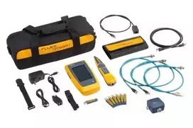 Tinklo kabelių testeris FLUKE LINKIQ TESTER su pramoniniu LIQ-KIT-IE rinkiniu