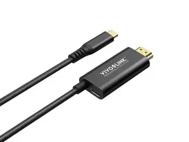 VivoLink USB-C į HDMI laidas su 100W įkrovimu, modelis PROUSBCHDMIMM2-CHARGE