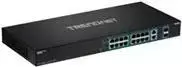TRENDnet TPE BG182G - jungiklis - nevaldomas - 8 x 10/100/1000 (UPOE / 4PPoE) + 8 x 10/100/1000 (PoE+) + 2 x SFP - montuojamas į stelažą - UPOE / 4PPoE / PoE+ (440 W)
