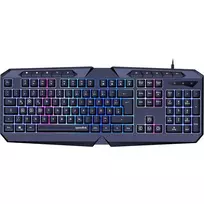 Klaviatūra SPEEDLINK LUDICIUM Gaming USB QWERTZ vokiška juoda