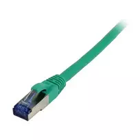 Patch kabelis RJ45 CAT6A 500MHz 2m žalias S-STP (S/FTP) TPE/LSZH Superflex AWG26 Synergy
