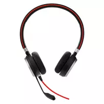 Jabra EVOLVE 40 UC Stereo, laidinės ausinės, biurui/skambučių centrui, 171 g, juodos spalvos