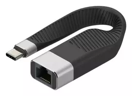 Techly ICOC USBC-RJ45 tinklo kabelis juodas 0,144 m