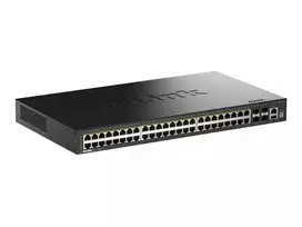 D-Link 52 prievadų valdomas PoE+ jungiklis su 4 x 10G SFP+ prievadais