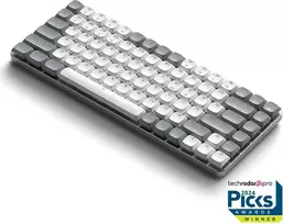 Satechi SM1 Slim mechaninė klaviatūra su foniniu apšvietimu, belaidė Bluetooth, vokiškas išdėstymas, šviesi (ST-KSM1LT-DE)