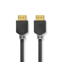 Nedis Premium High Speed 2 m HDMI Kabel mit Ethernet, 4K, 3D unterst&uumltzt: 1080p und h&oumlher, 3D, 4K und Deep Color Kontakte: vergoldet Kabell&au
