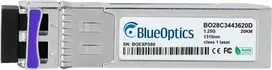 SFP šviesolaidinis siųstuvas-imtuvas BlueOptics 100-01792-BO, 1250Mbit/s, sidabrinis, MTBF 1 000 000 val.