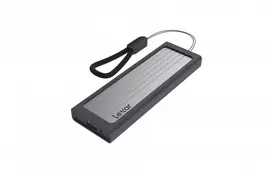 Lexar E6 Silver M.2 SSD korpusas, PCIe, USB 3.2 Gen 2 (10Gbit/s), USB‑C, aliuminis, vienam M.2 iki 4 TB