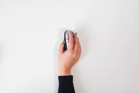 BakkerElkhuizen Grip Mouse belaidė vertikali pelė, RF, 1600 DPI, juoda, sidabrinė