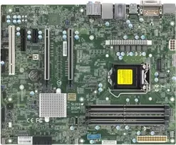 SUPERMICRO X12SAE pagrindinė plokštė ATX, LGA1200, W480, USB-C Gen2, USB 3.2 Gen 1, USB 3.2 Gen 2, Gigabit LAN, 2.5 Gigabit LAN, integruota grafika, HD Audio