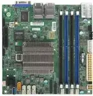 SUPERMICRO A2SDi-4C-HLN4F pagrindinė plokštė – Mini-ITX, Intel Atom C3558, USB 3.0, 4 x Gigabit LAN, integruota grafika