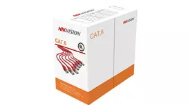 Tinklo kabelis Hikvision DS-1LN6-UU 305m Cat6 U/UTP Oranžinis