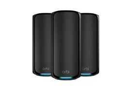 NETGEAR Orbi 970 serijos keturių juostų WiFi 7, 3 vnt. komplektas