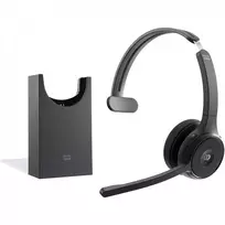 Belaidė ausinių sistema 721 Wireless SINGLE+STAND Carbon Black USB-A