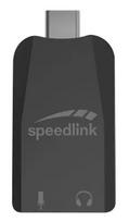 USB išorinis garso adapteris Speedlink VIGO USB – USB sąsaja, 3,5 mm ausinių lizdas, juodas, 8 g