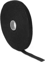 Lipnusis užsegimas (velcro juosta) DeLOCK 18712 Juoda 13mm 10m