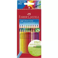 Spalvoti pieštukai Faber-Castell Colour GRIP Multi 24 vnt.