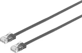 Tecline 5m Cat.6 tinklo laidas Juodas Cat6 U/UTP RJ-45