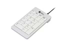 BakkerElkhuizen UltraBoard 955 V2 Numeric skaičių klaviatūra, USB, 22 klavišai, nešiojamam / stacionariam kompiuteriui, 1,5 m laidas, tamsiai pilka, šviesiai pilka