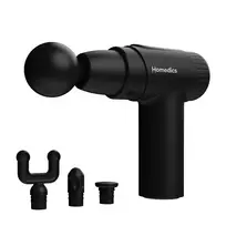 Percusinis masažinis pistoletas HoMedics PGM-45BK Mini nešiojamas lengvas