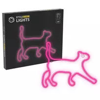 Dekoratyvinė neoninė LED lemputė MANTA SNL70PK Style Neon Lights CAT 2 Rožinė