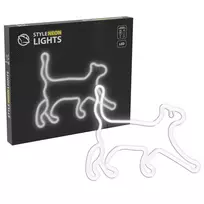 Neoninio stiliaus dekoratyvinė šviesa MANTA SNL70WH Style Neon Lights CAT 2 White 70 cm