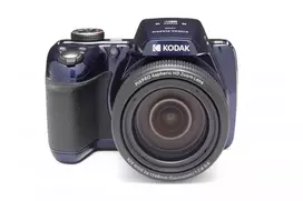 Fotaparatas Kodak AZ528 Midnight Blue su EU kištuku, 2 baterijomis ir dėklu