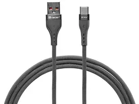 Tracer 47487 USB A - USB C laidas, 1 m, pilka