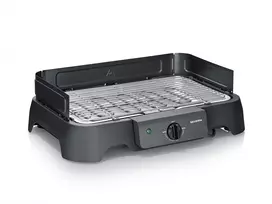 SEVERIN stalinė elektrinė kepsninė PG 8593, 2000 W, stačiakampės grotelės, juoda