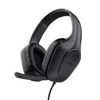 Trust GXT 417 Zirox ausinės laidinės antgalvinės žaidimams juodos