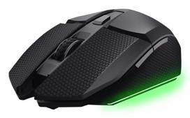 Žaidimų pelė TRUST GXT 122 Felox+ – dešinei rankai, optinė, RF belaidė + Bluetooth, 10000 DPI, 7 mygtukai, kelių spalvų LED, juoda