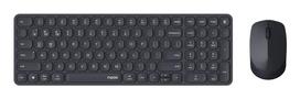 Rapoo 9310M belaidė klaviatūra su pele, RF ir Bluetooth, juoda