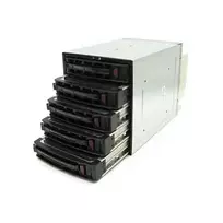 Super Micro Supermicro CSE-M35TQ - Gehäuse für Speicherlaufwerke mit Lüfter - 8,9 cm (3.5) - Schwarz (CSE-M35TQ/B)