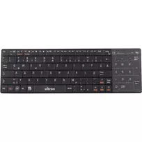 Ultron UMT-BT Bluetooth belaidė klaviatūra, QWERTZ vokiškas išdėstymas, juoda