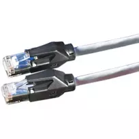 KERPEN Patch Cable Cat.6 (Class E) S/F, MegaLine F6-90, HiRose TM21, LSOH, Pilka, 2 m