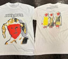 The Cure Pirminis 2 pusių Perdirbtas baltas trumpomis rankovėmis T-shirt Unisex NH24607 L