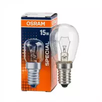 Osram lemputė rutulio formos 15W skaidri 230V E14