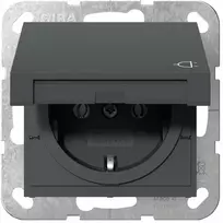 Gira SCHUKO kištukinis lizdas System 55 antracitas 445428